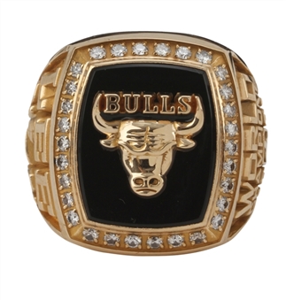 1990-91 Chicago Bulls 14K NBA Championship Ring - Joe Lee "A" Level Ring - Same as Players